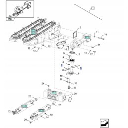 Corn header bushing New Holland 32263