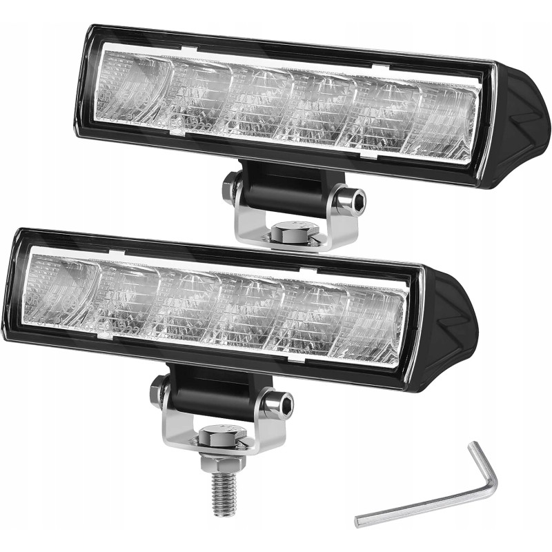 Everbrite led auxiliary headlight 12v 24v 2pcs