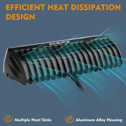 Everbrite led auxiliary headlight 12v 24v 2pcs