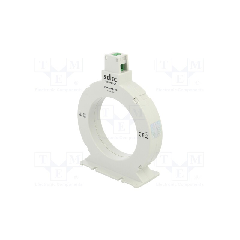 1 pcs x SELEC - CBCT-70-1-CE - Current transformer, on panel, Øint: 70mm, CBCT, 0÷55°C