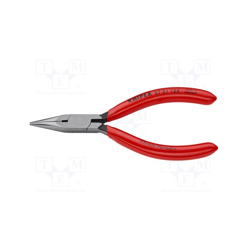 1 pcs x KNIPEX - 37 31 125 - Pliers, precision, for mechanics, 125mm