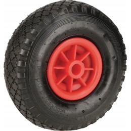 Complete wheel 260 x 85 mm, plastic rim