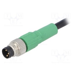 1 pcs x PHOENIX CONTACT - SAC-3P-M8MS/1,5-PVC - Connection lead, M8, PIN: 3, straight, 1.5m, plug, 250VAC, 4A, PVC