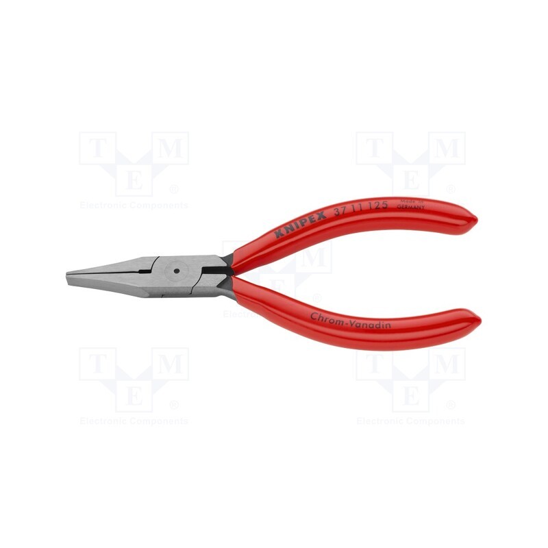 1 pcs x KNIPEX - 37 11 125 - Pliers, precision, for mechanics, 125mm