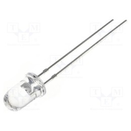 1 pcs x OPTOSUPPLY - OSUB5111A-RS - LED, 5mm, blue, 7000÷10000mcd, 15°, Front: convex, 2.8÷4V