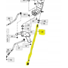 Steering shaft john deere x300r x300 x