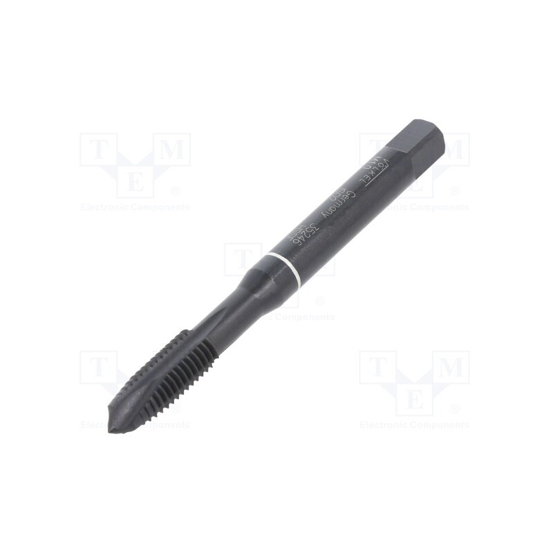 1 pcs x Vu00d6LKEL - 35246 - Tap, high speed steel cobalt HSS-E, M10, 1.5, 100mm, 8mm, ISO2/6H