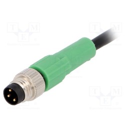 1 pcs x PHOENIX CONTACT - SAC-3P-M8MS/5,0-PVC - Connection lead, M8, PIN: 3, straight, 5m, plug, 250VAC, 4A, -25÷90°C