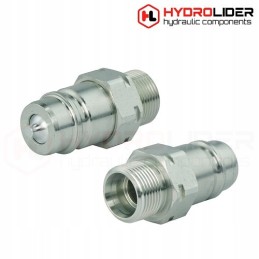 Hydraulic quick connector, Euro connector, M22 plug