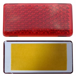 Rectangular reflector for a red trailer trailer