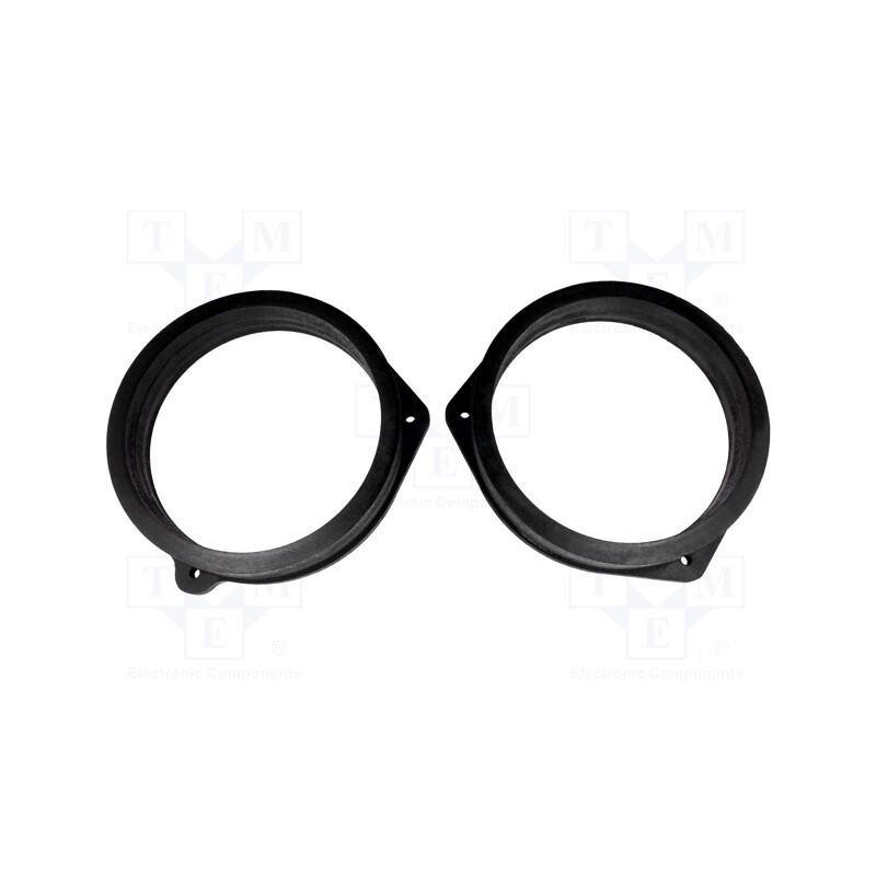 1 set x BASSER - DMNISS02 - Spacer ring, MDF, 165mm, Nissan, impregnated, 2pcs.