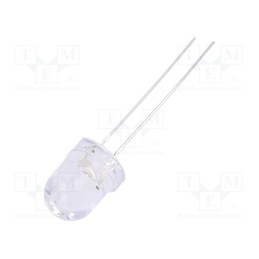 1 pcs x OPTOSUPPLY - OSR5RU8131A-12V - LED, 8mm, red, 1120÷1560mcd, 30°, Front: convex, 12V, No.of term: 2