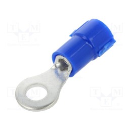 5 pcs x PANDUIT - PV14-6RB-3K - Tip: ring, Ø: 3.5mm, 1.5÷2.5mm2, crimped, for cable, insulated, blue