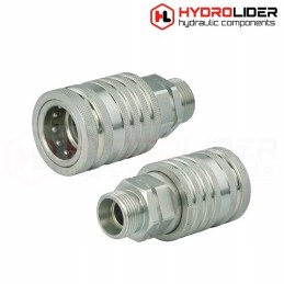 Hydraulic quick connector, Euro connector, M22 socket