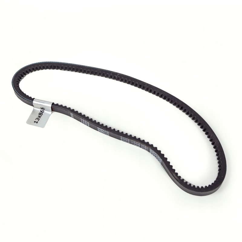 Reinforced toothed V-belt 865x13