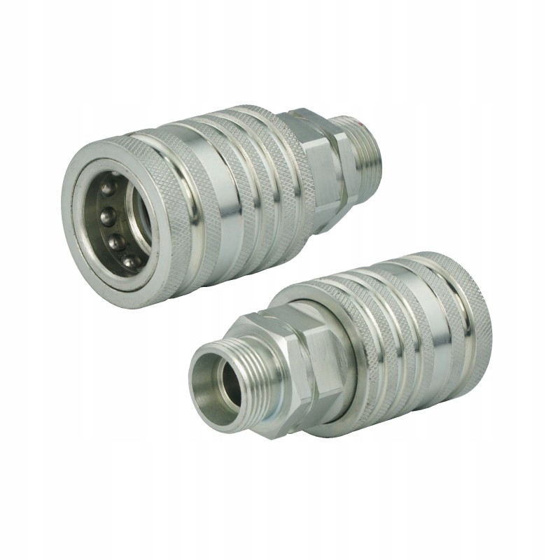 Hydraulic quick connector, Euro connector, M18 socket