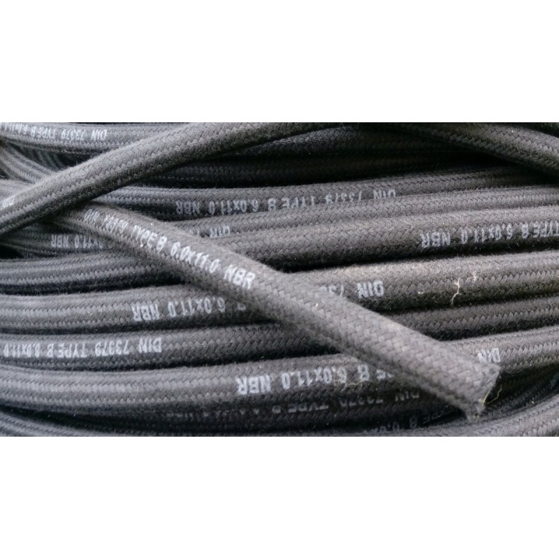 Gasoline and oil hose with cotton braid 3 2 1