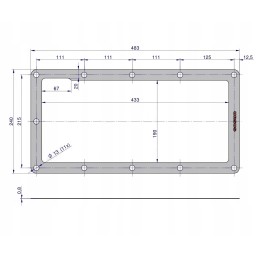 Zetor 5211 lift body gasket original
