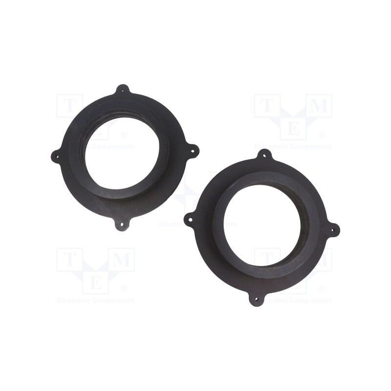 1 set x BASSER - DMMAZD04 - Spacer ring, MDF, 165mm, Mazda, impregnated, 2pcs.