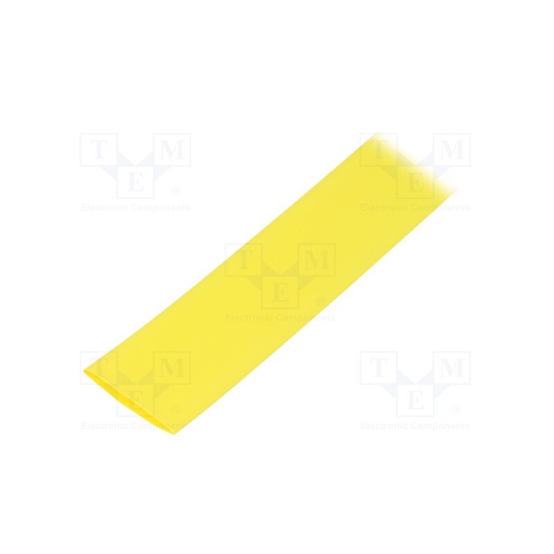 150 m x TE Connectivity - RNF-100-3/4-4 - Heat shrink sleeve, glueless,flexible, 2: 1, 19mm, L: 10m, yellow