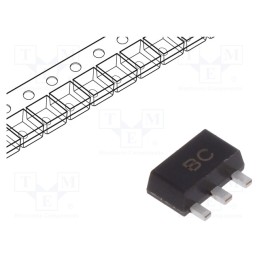 10 pcs x DIODES INCORPORATED - BCX5410TA - Transistor: NPN, bipolar, 45V, 1A, 1W, SOT89