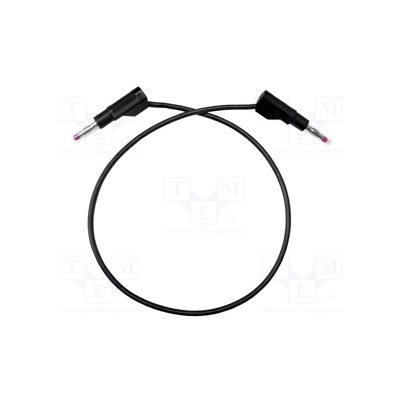 1 pcs x MUELLER ELECTRIC - BU-P4911B-36-0 - Test lead, 20A, banana plug 4mm,both sides, Urated: 1kV, Len: 0.9m