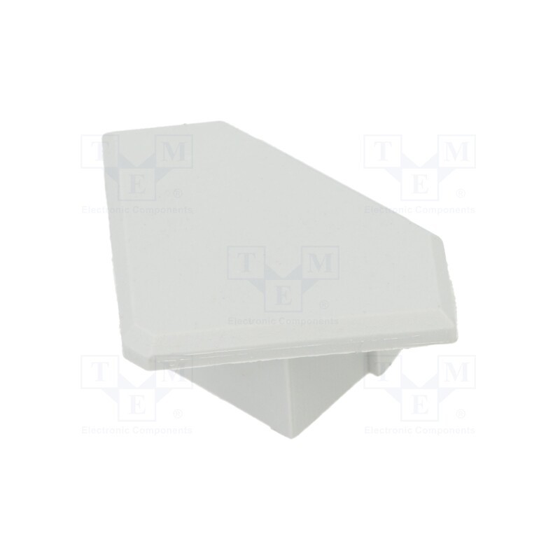 2 pcs x KLUu015a - C20124C02 - Cap for LED profiles, grey, 45-ALU
