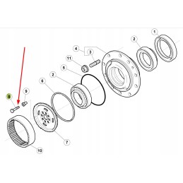 6000103500 sprocket wheel bolt