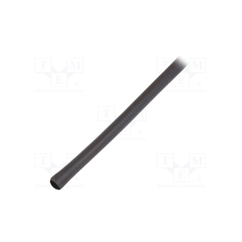 150 m x TE Connectivity - GPO-135-4.8/2.4-0-SP - Heat shrink sleeve, glueless, 2: 1, 4.8mm, black, polyolefine, reel