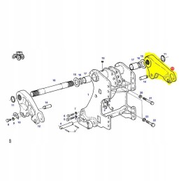 Fendt Farmer 310 311 312 lift arm right