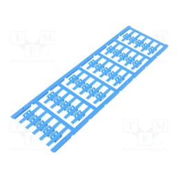 150 pcs x WEIDMu00dcLLER - SFC 0/30 MC NE BL - Markers, 1.5÷2.5mm, polyamide 66, blue, -40÷100°C, snap fastener