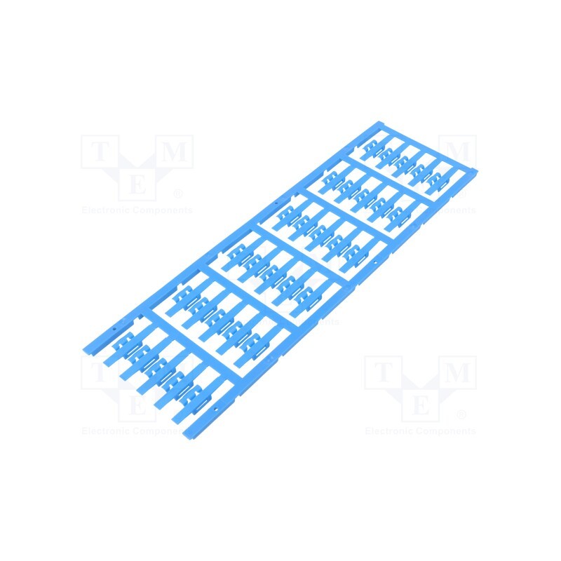 150 pcs x WEIDMu00dcLLER - SFC 0/30 MC NE BL - Markers, 1.5÷2.5mm, polyamide 66, blue, -40÷100°C, snap fastener