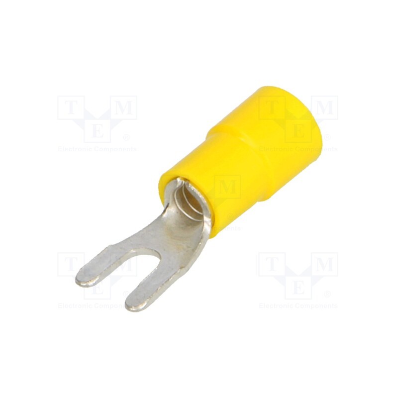 5 pcs x BM GROUP - BM 00314 - Tip: fork, M3,5, Ø: 3.7mm, 4÷6mm2, crimped, for cable, insulated