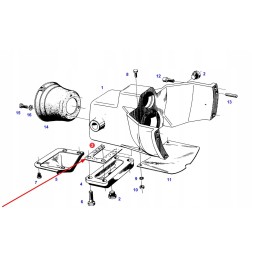 268100050100 front PTO housing gasket