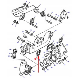 3638735m1 exhaust manifold gasket