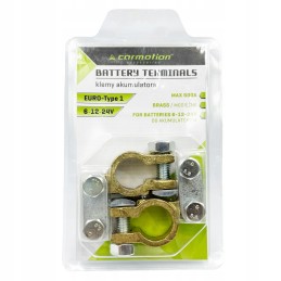 Self-clamping battery clamps 600a, 2 pieces