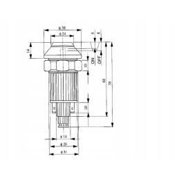 Fendt g312900160010 work light button