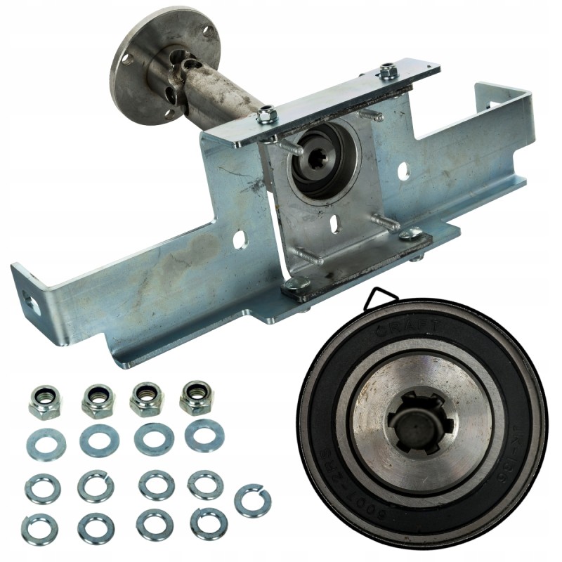 Complete bracket for the Ursus C 360 power steering pump