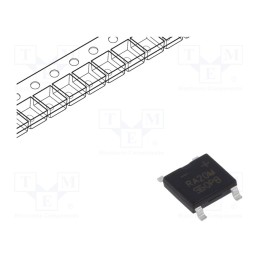 3 pcs x TAIWAN SEMICONDUCTOR - RABS20M M3G - Bridge rectifier: single-phase, Urmax: 1kV, If: 2A, Ifsm: 50A, ABS