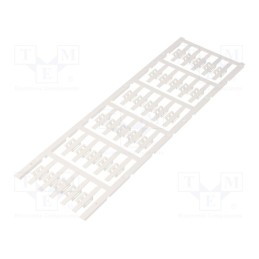 150 pcs x WEIDMu00dcLLER - SFC 0/30 MC NE WS - Markers, 1.5÷2.5mm, polyamide 66, white, -40÷100°C, snap fastener