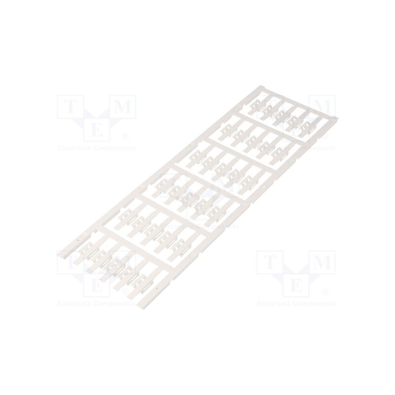 150 pcs x WEIDMu00dcLLER - SFC 0/30 MC NE WS - Markers, 1.5÷2.5mm, polyamide 66, white, -40÷100°C, snap fastener
