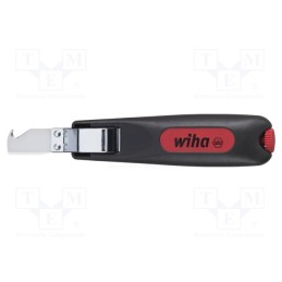1 pcs x WIHA - 44618 - Stripping tool, Øcable: 4÷28mm, Wire: round, Tool length: 165mm