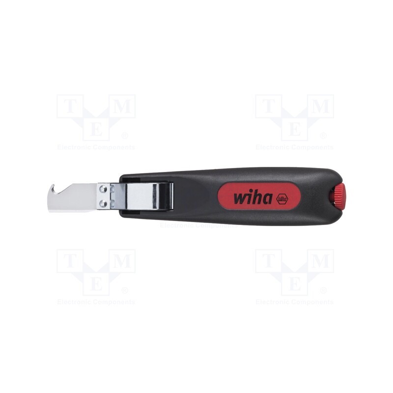 1 pcs x WIHA - 44618 - Stripping tool, Øcable: 4÷28mm, Wire: round, Tool length: 165mm