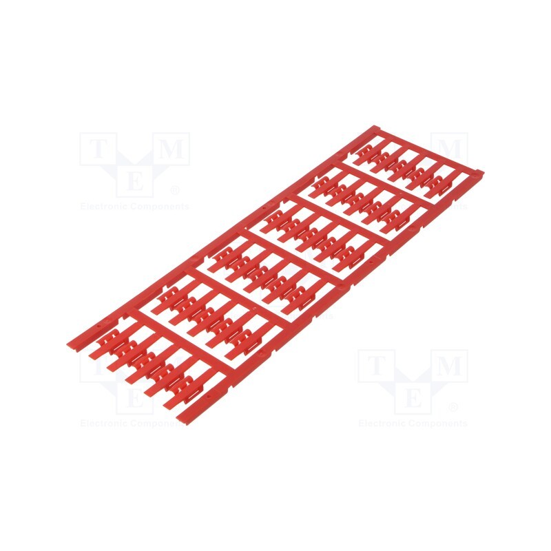 150 pcs x WEIDMu00dcLLER - SFC 1/30 MC NE RT - Markers, 2÷3.5mm, polyamide 66, red, -40÷100°C, snap fastener, SFC