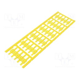 150 pcs x WEIDMu00dcLLER - SFC 1/30 MC NE GE - Markers, 2÷3.5mm, polyamide 66, yellow, -40÷100°C, snap fastener