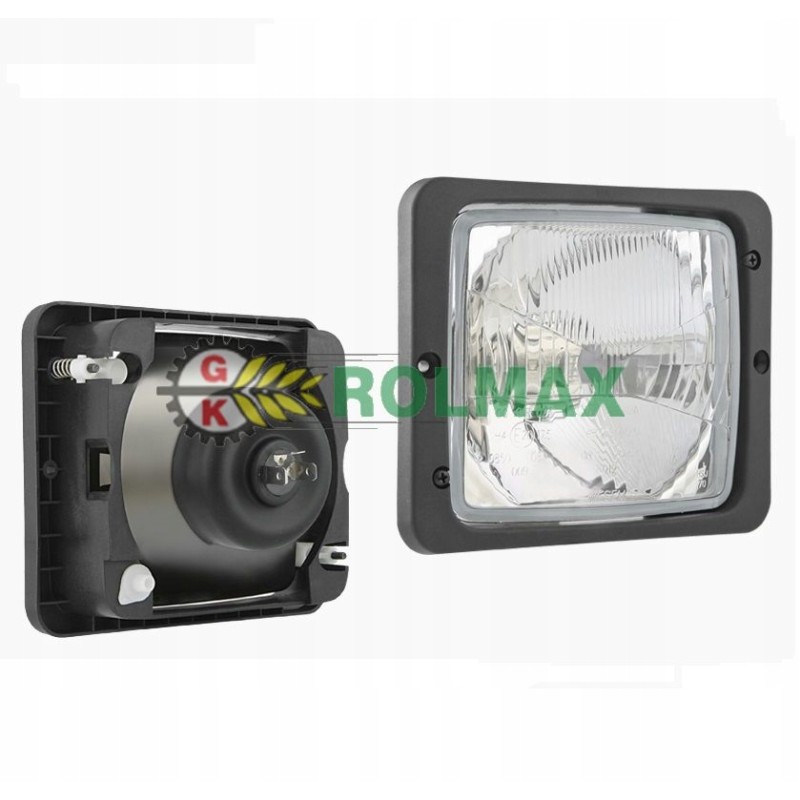 H4 type headlight with frame 172x142 re 22889
