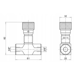 Hydraulic choke valve 2nd adjustable 3 8 30l