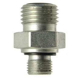Hydraulic connector adapter 9 16 orfs x 3 8 bsp