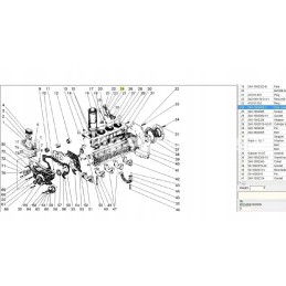 Oil filler gasket mtz 80 82 belarus2401002082