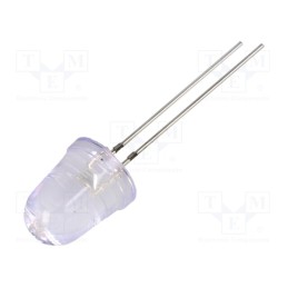 1 pcs x OPTOSUPPLY - OSG5GPA201A - LED, 10mm, green, 8°, Front: convex, 2.9÷3.4V, No.of term: 2, 102mW
